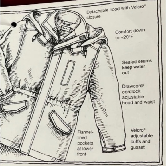 Eddie Bauer Men's EBtek Zip-Out Hoodie Goose Down Parka Sand Beige Size Medium - Picture 14 of 15